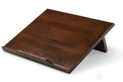 Ergo Desk | Walnut Finish | Product Dimensions: 17" width x 14¾" depth